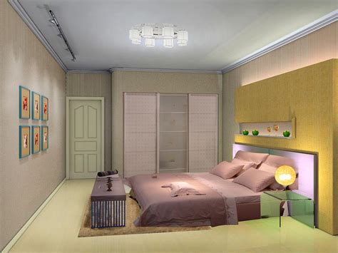 3D interior design - bedroom by yuanzhong on DeviantArt