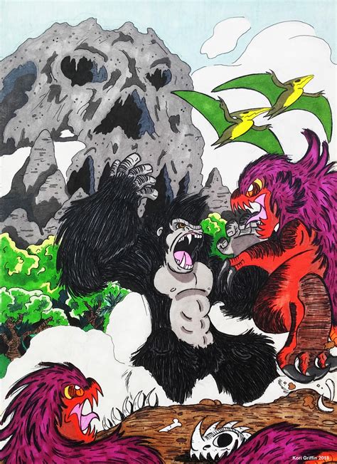 Kong of Skull Island Tribute (Better Quality) by BaskinArtist on DeviantArt