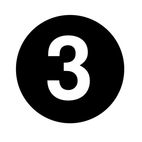 White Numeral 8 Centered Inside Black Circle Clip Art At | Images and Photos finder