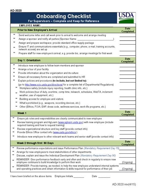 Digital Marketing Client Onboarding Checklist Template