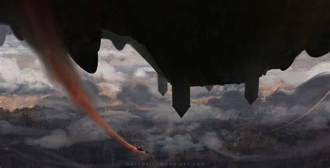 Upside Down Castle, Ryan Richmond | Richmond, Concept art, Castle