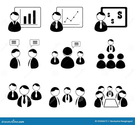 Business icons stock vector. Illustration of working - 59306672