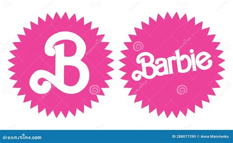 Barbie Pink Vintage Logo Vector Illustration Editorial Image ...