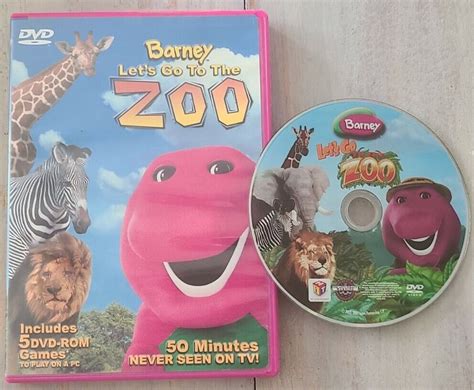 Barney Let's Go to the Zoo DVD (2003) USED Complete Good Condition 45986028235 | eBay