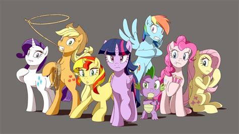 Angry Twilight with Friends | My little pony friendship, Little pony ...