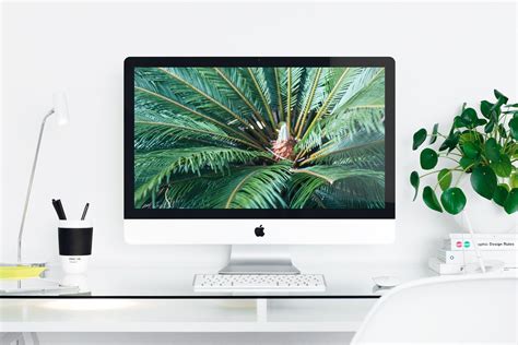 Apple iMac 27" Desktop Mockup Photo | Mac Mockups ~ Creative Market