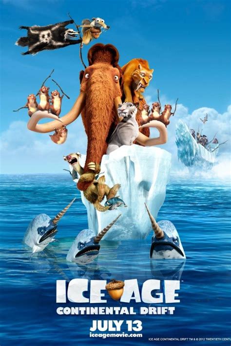 Ice Age: Continental Drift | Ice age, Ice age 4, Animated movies