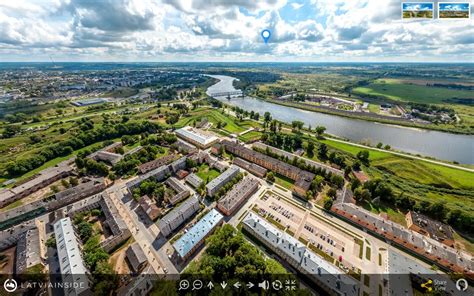 Daugavpils Fortress - 360° Aerial Tour of Latvia - LATVIA INSIDE VR ...