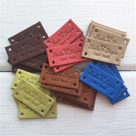 Leather Labels Custom Leather Labels Personalized Leather