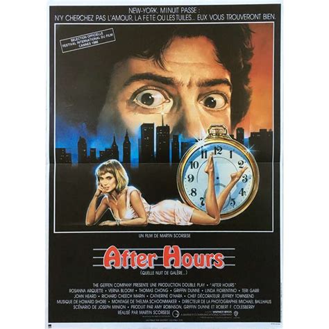 AFTER HOURS Movie Poster 15x21 in.