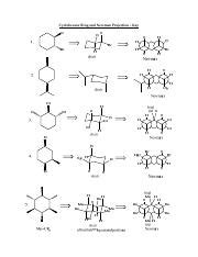 Cyclohexane Newman Projection