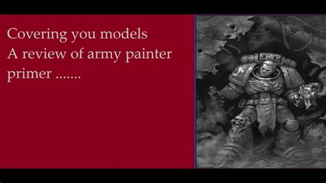 Army Painter Air Series Gray Primer- Review and comparison - YouTube