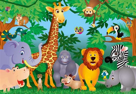 Animal Murals For Kids Hd Wallpaper | Wallpaper Gallery