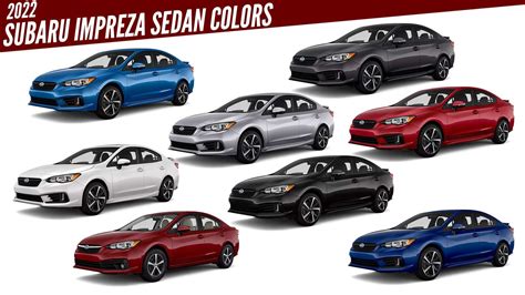 2022 Subaru Impreza Sedan Sport - All Colour Options - Images | AUTOBICS