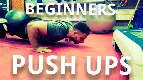 How To Do Push Ups For Beginners - YouTube