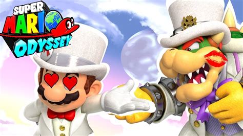 Super Mario Odyssey | Mario And Bowser Are IN LOVE *THEY KISS ...