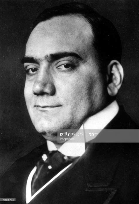 Portrait of Enrico Caruso, Italian Opera singer, | Opera singers ...