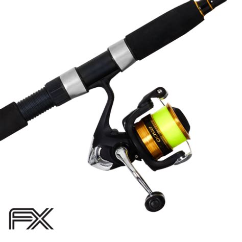 SHIMANO FX SPOOLED FISHING REEL & ROD COMBO