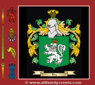 Diaz family crest and meaning of the coat of arms for the surname diaz