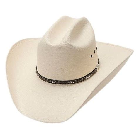 Resistol 10X George Strait Kingman Straw Cowboy Hat liked on Polyvore ...