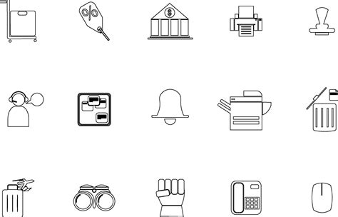 Business Icon Illustration Collection 35682009 Vector Art at Vecteezy