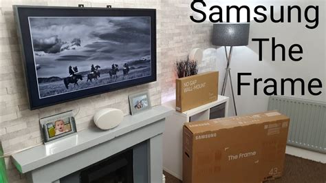 Samsung Frame TV unboxing,setup & demo - YouTube