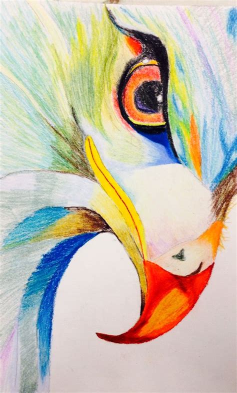 Colored pencil | Colored pencil artwork, Color pencil art, Eagle painting