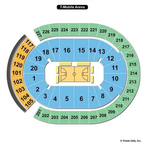 T-Mobile Arena, Las Vegas NV - Seating Chart View