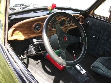 Morris Minor 1000 interior | Hot rodded Morris Minor 1000 | Flickr - Photo Sharing!