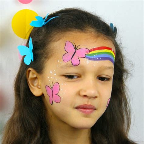 Butterfly Face Painting For Kids