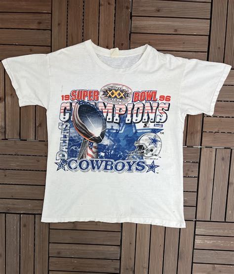 Vintage Dallas Cowboys Super Bowl 1996 Vintage T-Shirt | Grailed