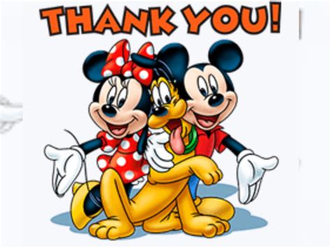 Mickey Mouse Saying Thank You