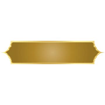 Gold Text Box Abstract Islamic Shape Banner Clipart Vector, Islamic, Banner, Text Box PNG and ...