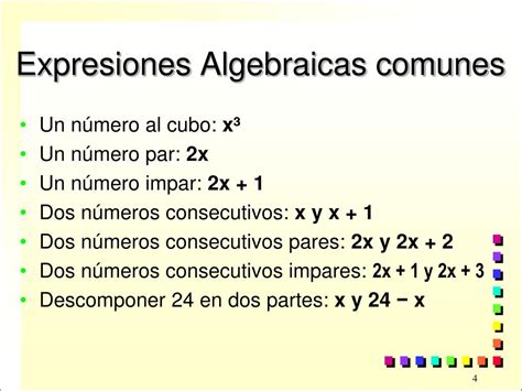 PPT - Expresiones Algebraicas PowerPoint Presentation, free download - ID:2199707