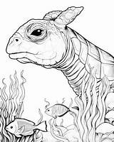 Wonderlands Mock Turtle Coloring Pages sketch template