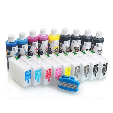 Refillable cartridges for Epson 3800