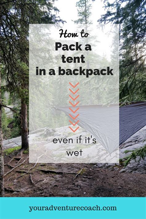 How to pack a tent in a backpack | Backpacking gear, Best backpacking tent, Backpacking