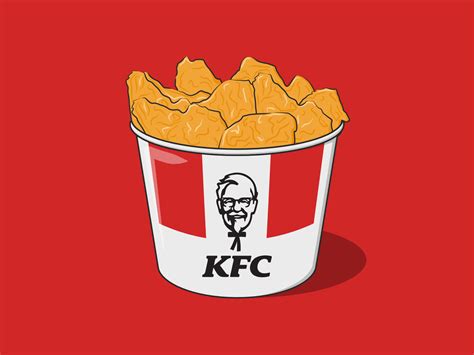 KFC Bucket by Genewal Design on Dribbble