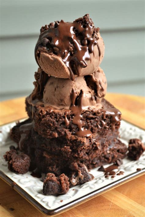 Fudge Brownie Ice Cream | Recipe | Desserts, Yummy food dessert, Dessert recipes