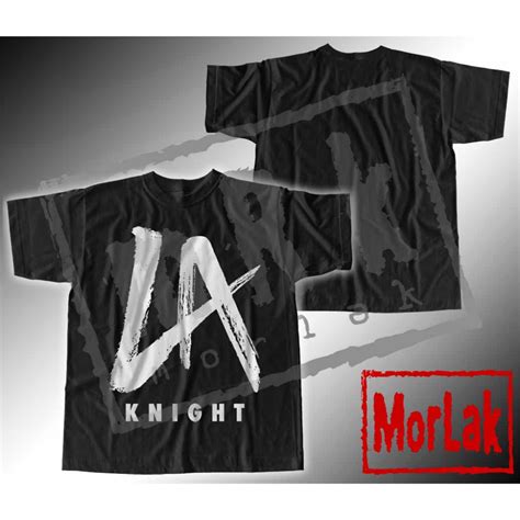 WWE Superstar LA Knight " LA Knight Logo Red " Big Graphic Unisex Shirt | Shopee Philippines