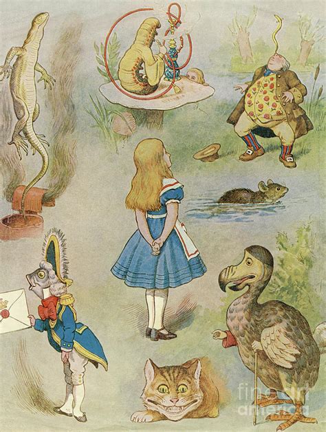 Alice In Wonderland Characters Drawings