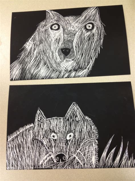 4th Grade Scratchboard Animals - GRE Art Room