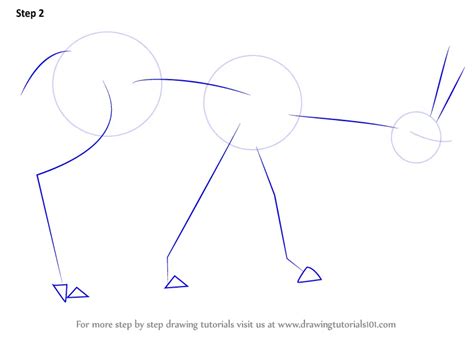 Learn How to Draw a Gazelle (Wild Animals) Step by Step : Drawing Tutorials