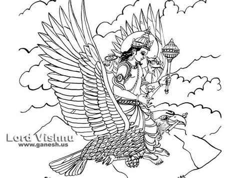 Lord Vishnu Pencil Sketches