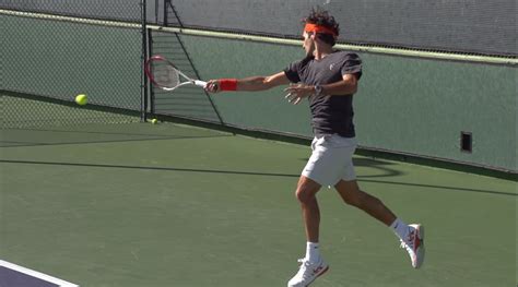 Roger Federer Forehand in Super Slow Motion - Indian Wells 2013