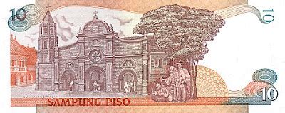 Philippine Money - Peso Coins and Banknotes: 10 Peso Bill (original version) - New Design Series