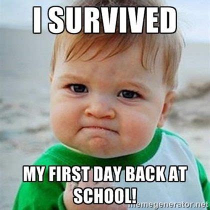 25 Hilarious First Day of School Memes You Will Surely Relate To - SayingImages.com