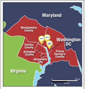 Map Of Maryland And Washington Dc - London Top Attractions Map