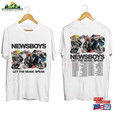 Newsboys 2023 Let The Music Speak Tour Shirt Band Fan Concert Hoodie ...