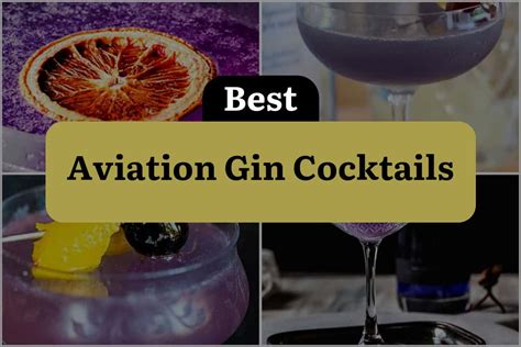 8 Aviation Gin Cocktails to Elevate Your Spirits | DineWithDrinks